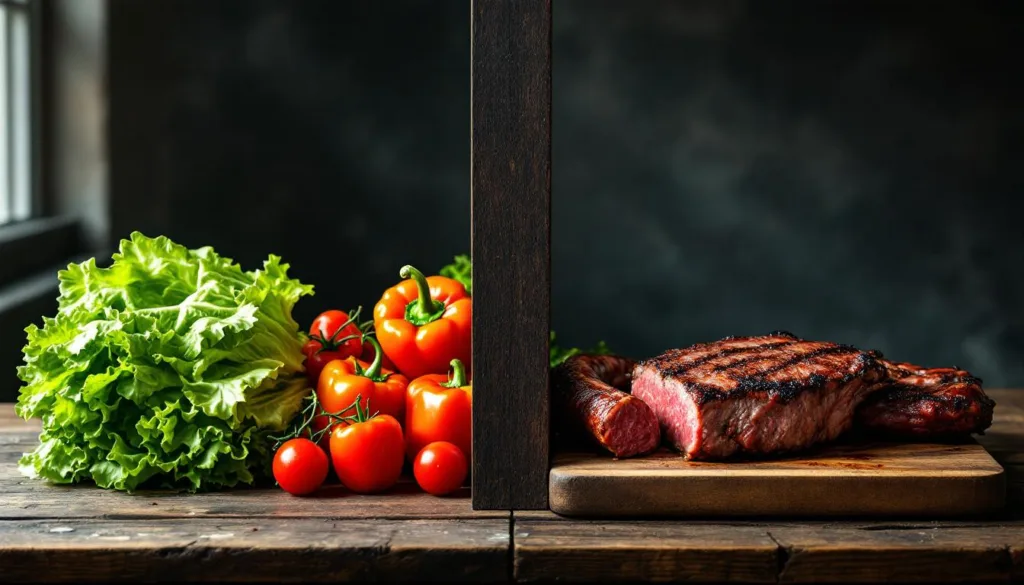 entdecken sie die tiefgreifenden gründe, die vegetarier und fleischesser spalten – weder toleranz noch kompromiss, sondern eine grundlegende differenz.