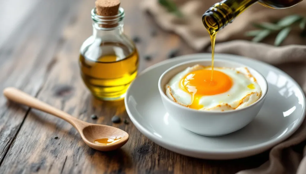 entdecke den cleveren öl-trick, der dein frühstücksei ganz ohne butter oder salz perfekt macht – einfach, schnell und lecker!