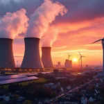 deutschland startet eine neue phase der atomkraftnutzung, die das ganze land in hitzige debatten und gespaltene meinungen versetzt.